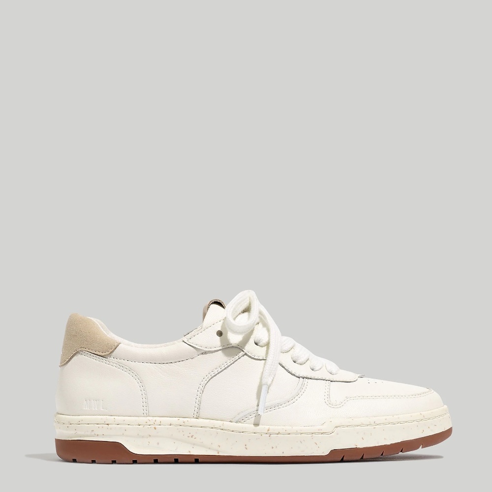 Madewell Court Sneakers in White Leather